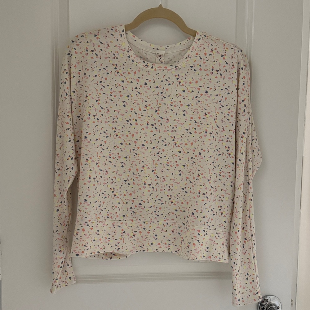 Speckled Long Sleeve Crewneck
